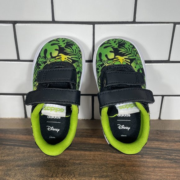 adidas x Disney Vulc Raid3r Toddler 5K Shoes Muppets Kermit The Frog Sneakers - Picture 6 of 13